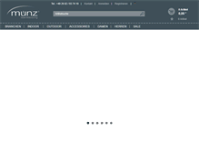 Tablet Screenshot of muenz.de